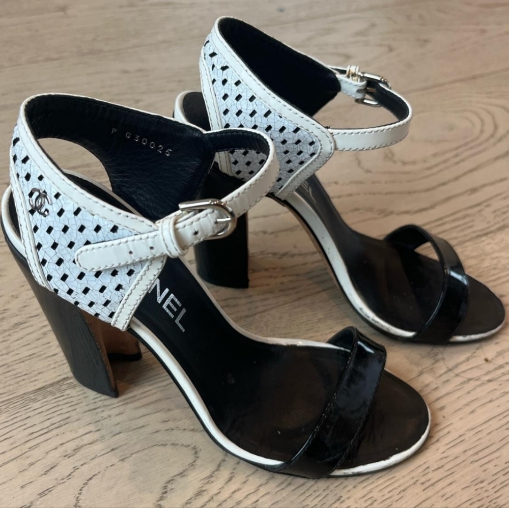 Chanel CC sandals